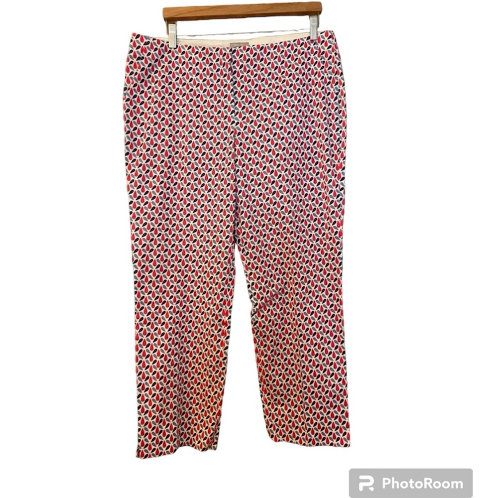 Armani Collezioni Patterned Pant Red White Blue